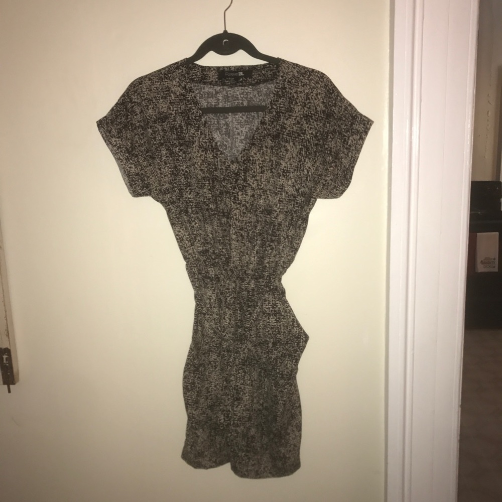 Mini silk dress